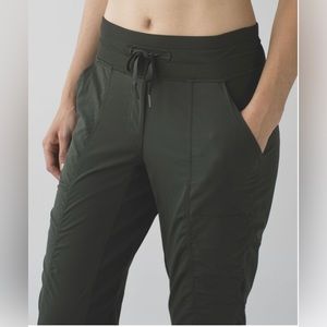 lululemon athletica Olive Green Track Joggers